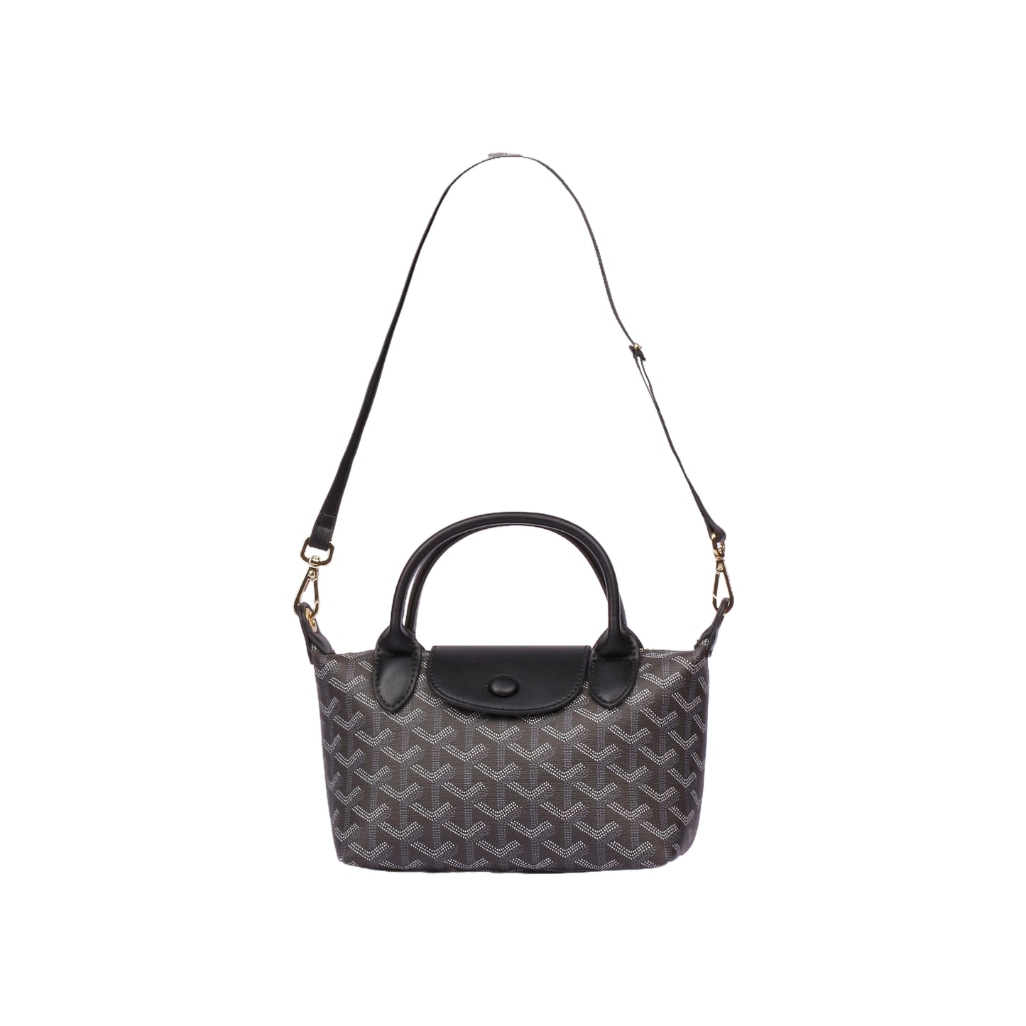 Small Printed Leather Tote Bag