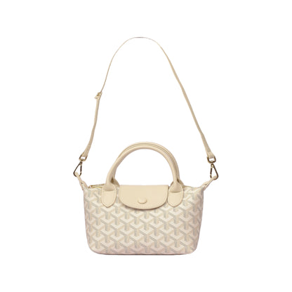 Small Printed Leather Tote Bag