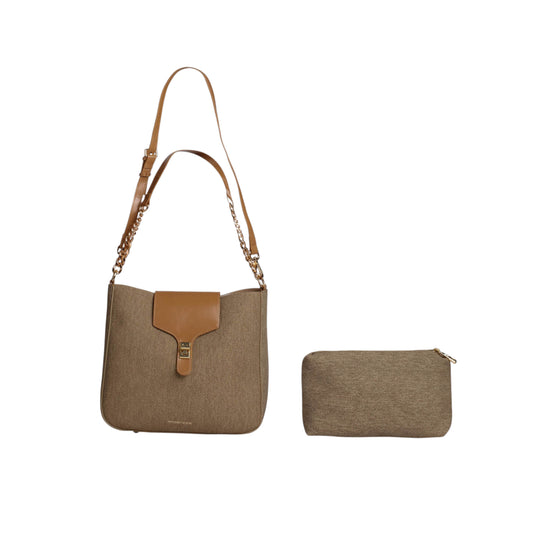 Casual Shoulder Bag with Clutch