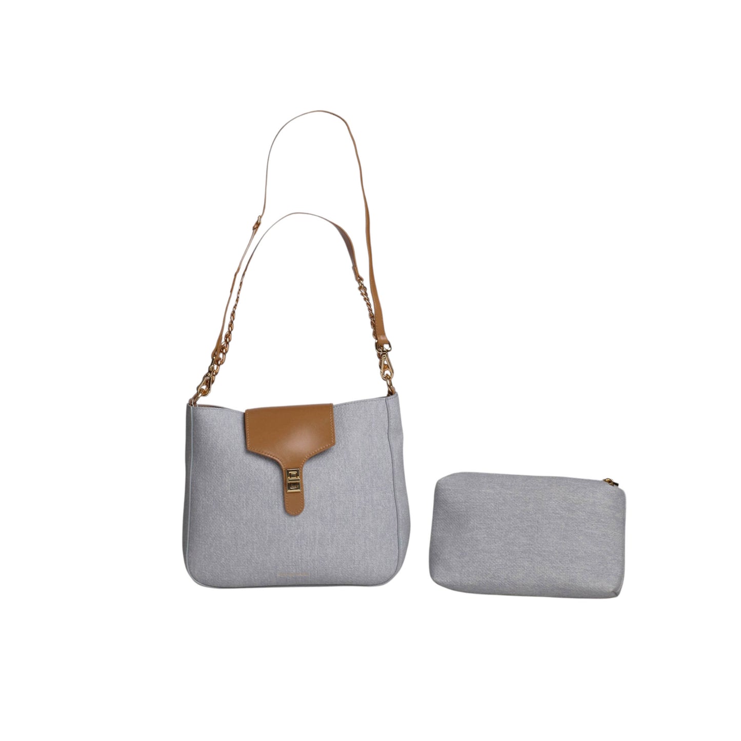 Casual Shoulder Bag with Clutch