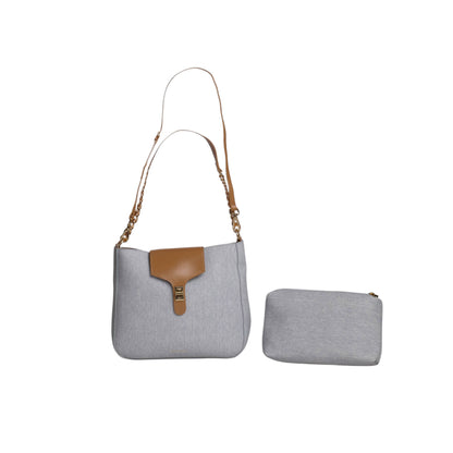 Casual Shoulder Bag with Clutch