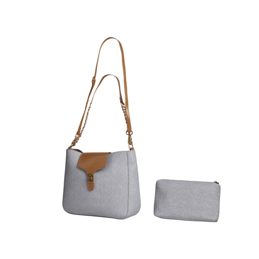 Casual Shoulder Bag with Clutch