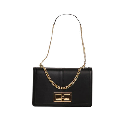 Twist Lock Flap Crossbody Bag