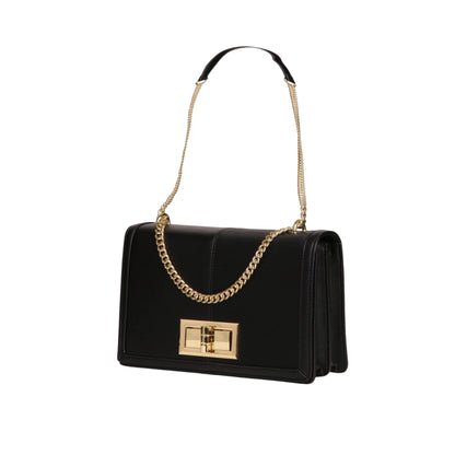 Twist Lock Flap Crossbody Bag