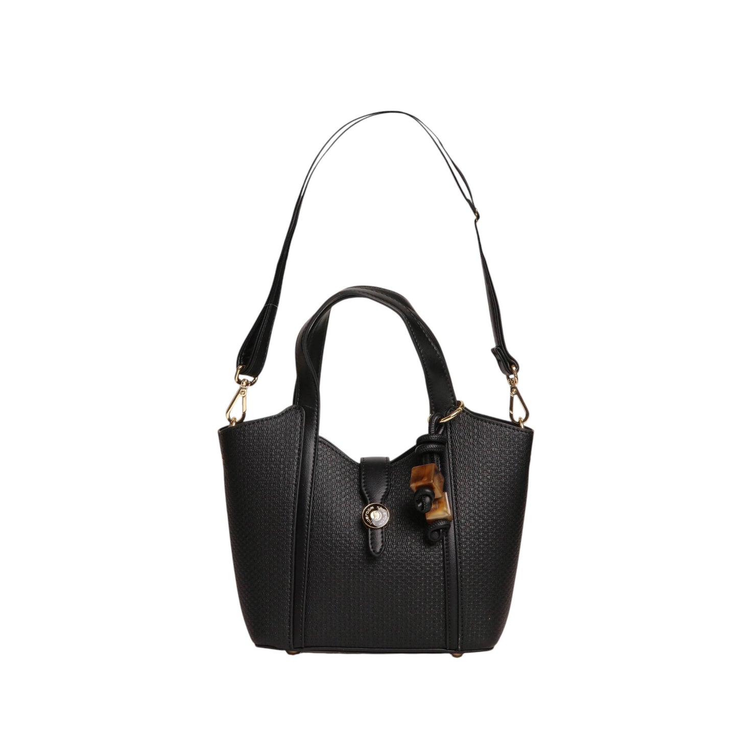 Elegant Textured Leather Handbag