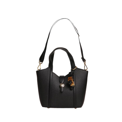 Elegant Textured Leather Handbag