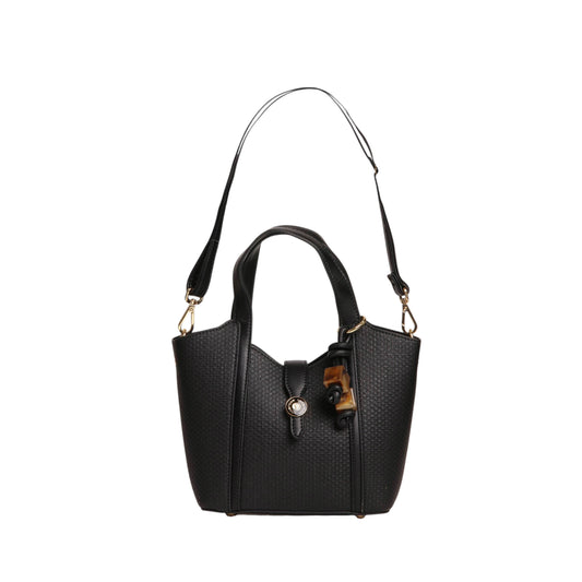 Elegant Textured Leather Handbag