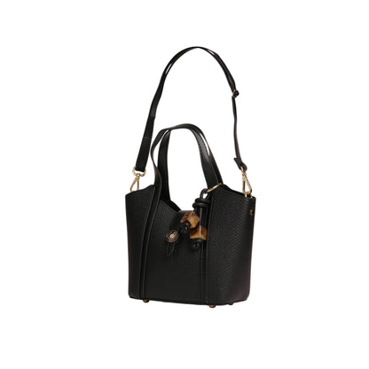 Elegant Textured Leather Handbag