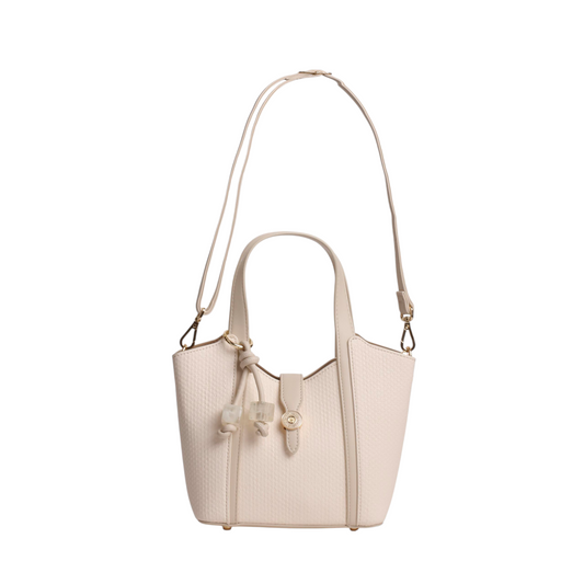 Elegant Textured Leather Handbag
