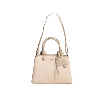 Textured Leather Handbag