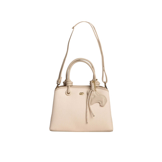 Textured Leather Handbag