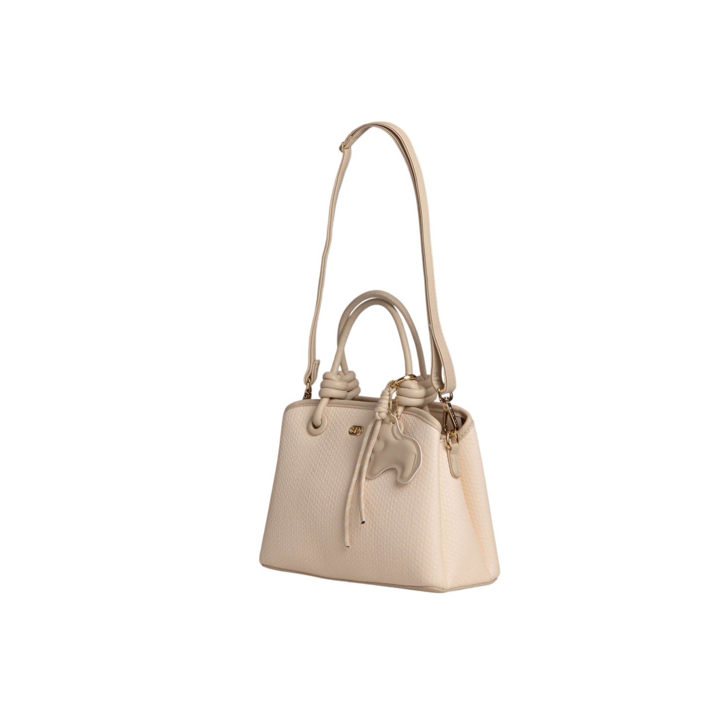 Textured Leather Handbag
