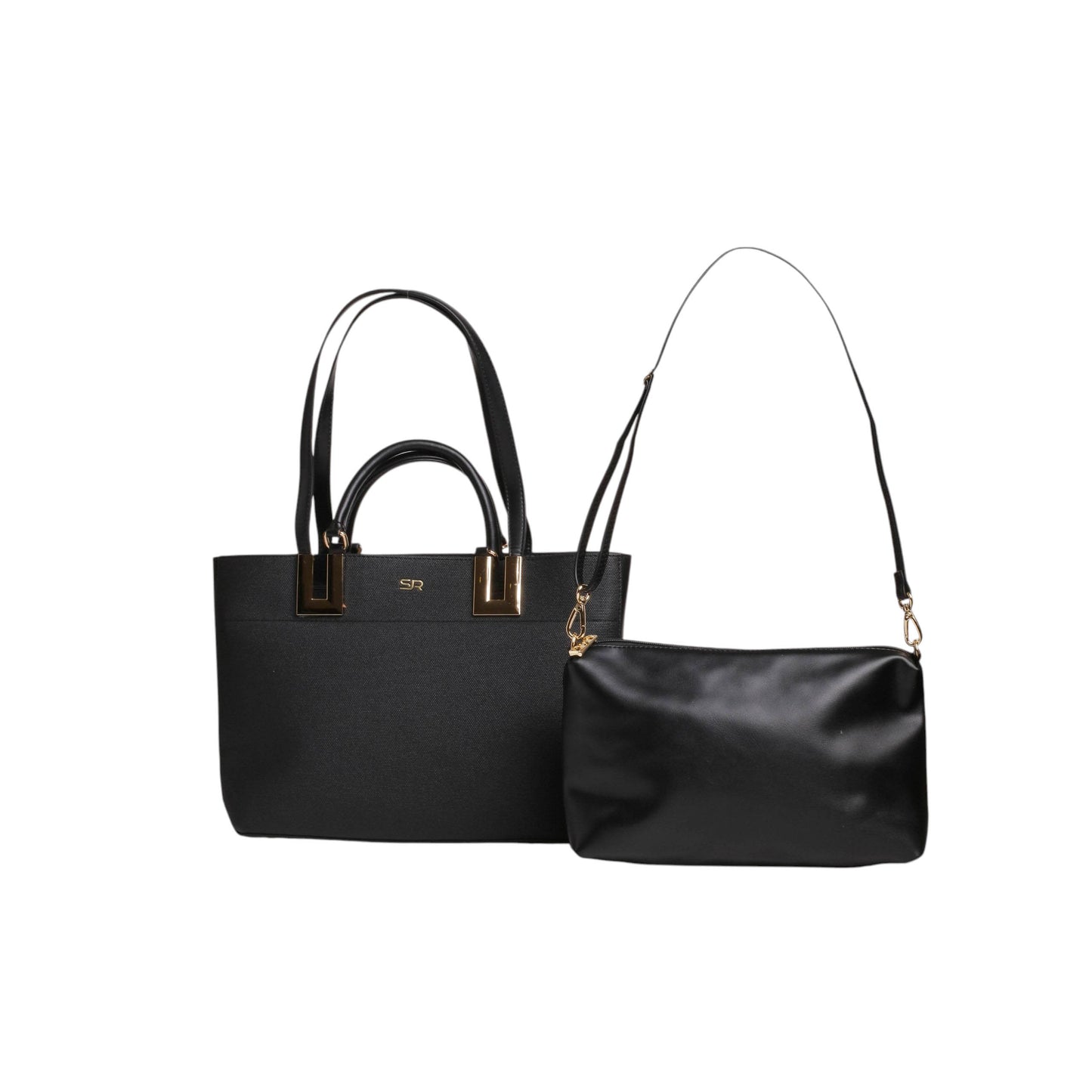 حقيبة كتف أنيقة مع حقيبة كروس داخلية