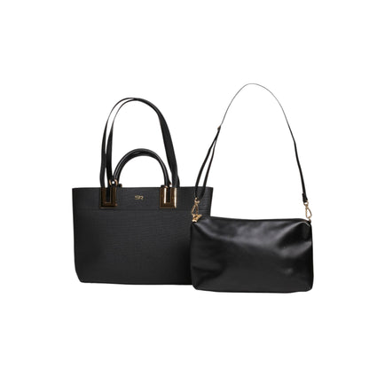 حقيبة كتف أنيقة مع حقيبة كروس داخلية