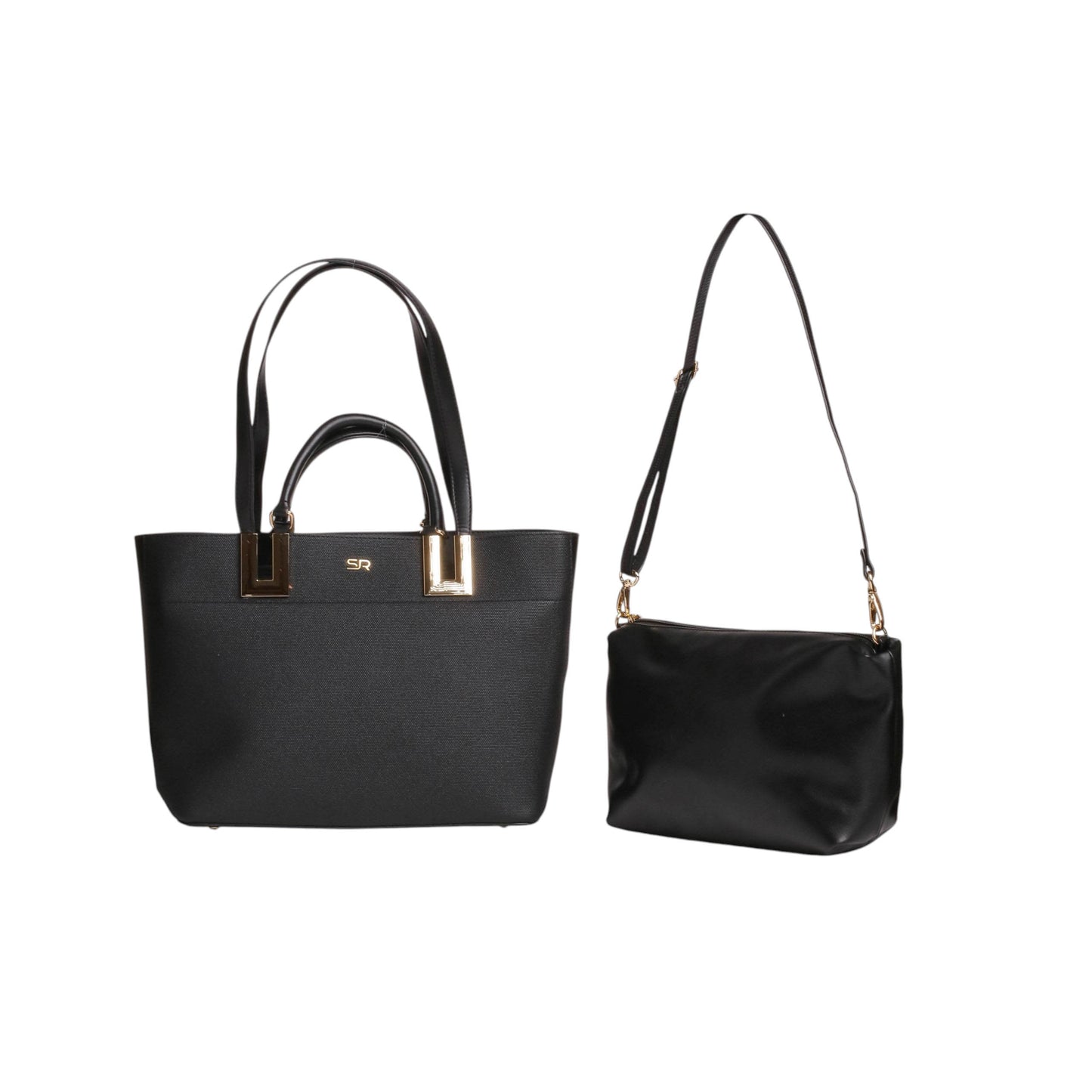 حقيبة كتف أنيقة مع حقيبة كروس داخلية