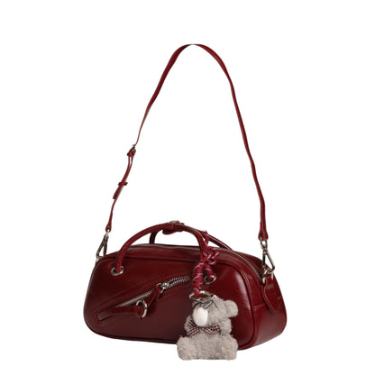 Terendy Diagonal Zip Handbag