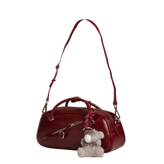 Terendy Diagonal Zip Handbag