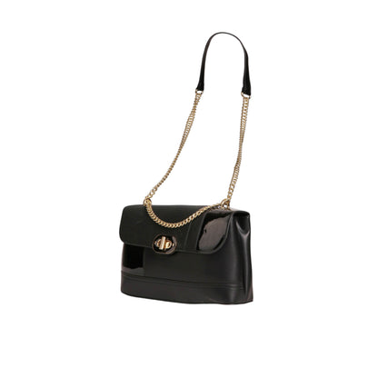 حقيبة كتف أنيقة بقفل ملتوي