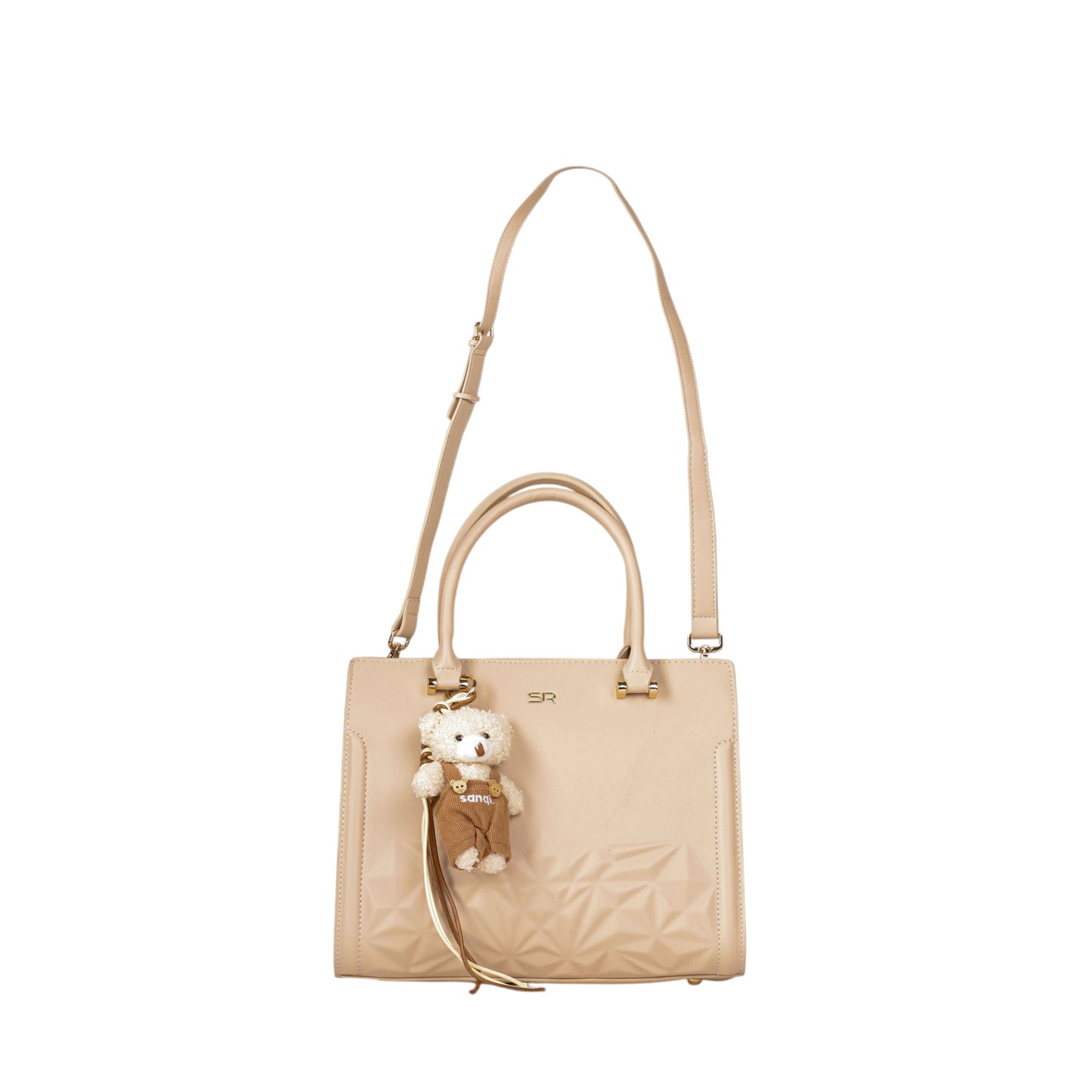 Leather Handbag with Medal
