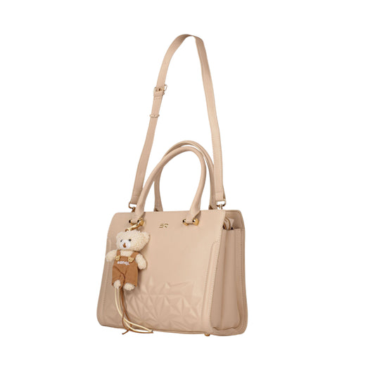 Leather Handbag with Medal