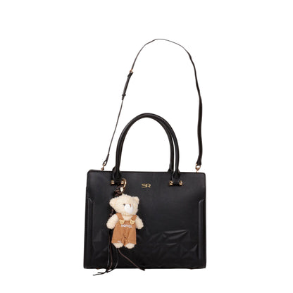 Leather Handbag with Medal