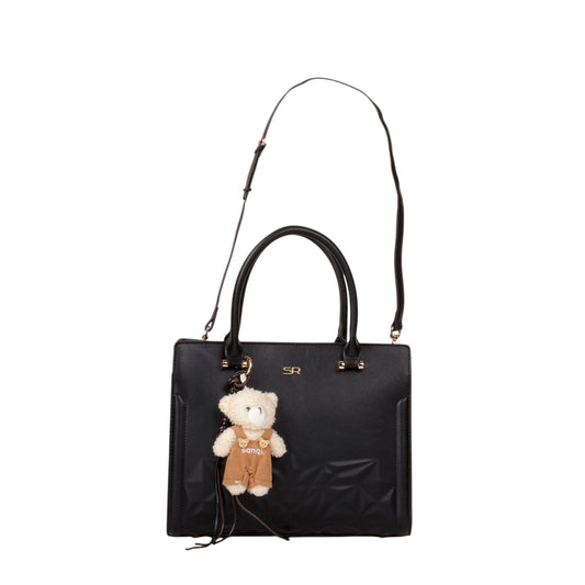 Leather Handbag with Medal