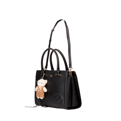 Leather Handbag with Medal