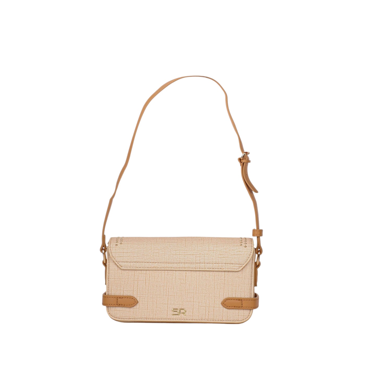 Casual Crossbody Bag with Side Buckles