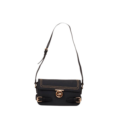 Casual Crossbody Bag with Side Buckles
