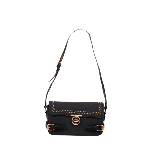 Casual Crossbody Bag with Side Buckles