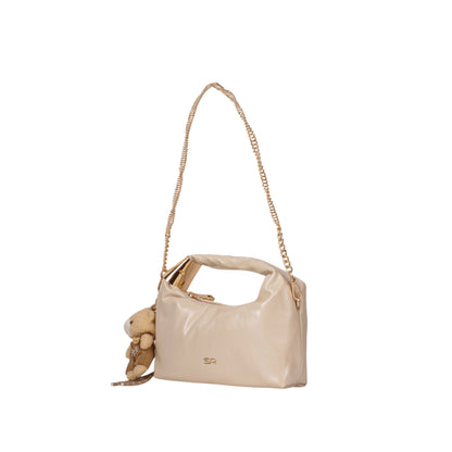 Casual Patent Leather Mini Bag with Chain