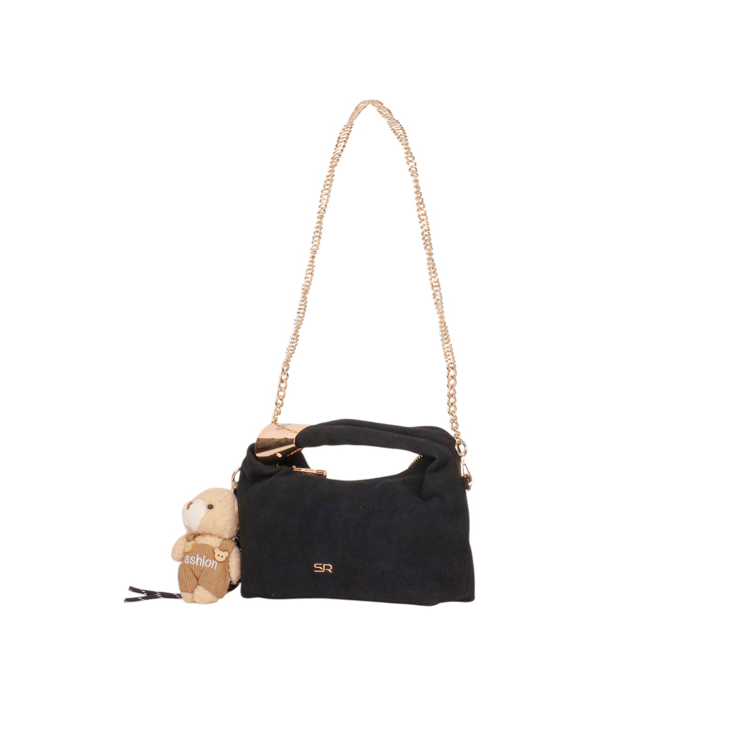 Casual Suede Leather Mini Bag with Chain