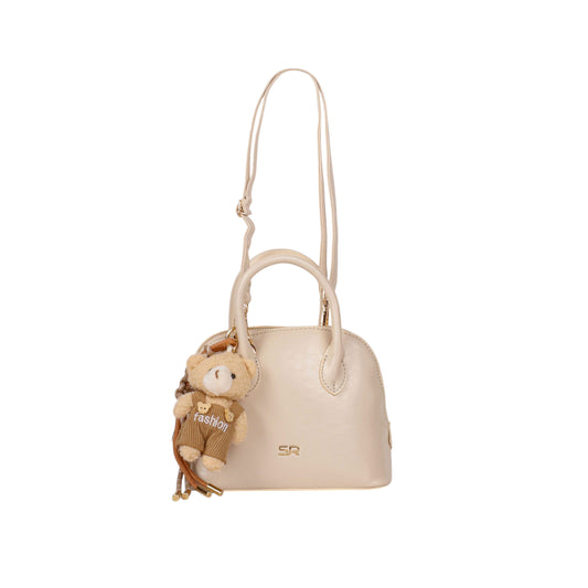 Soft Leather Handbag with Medal