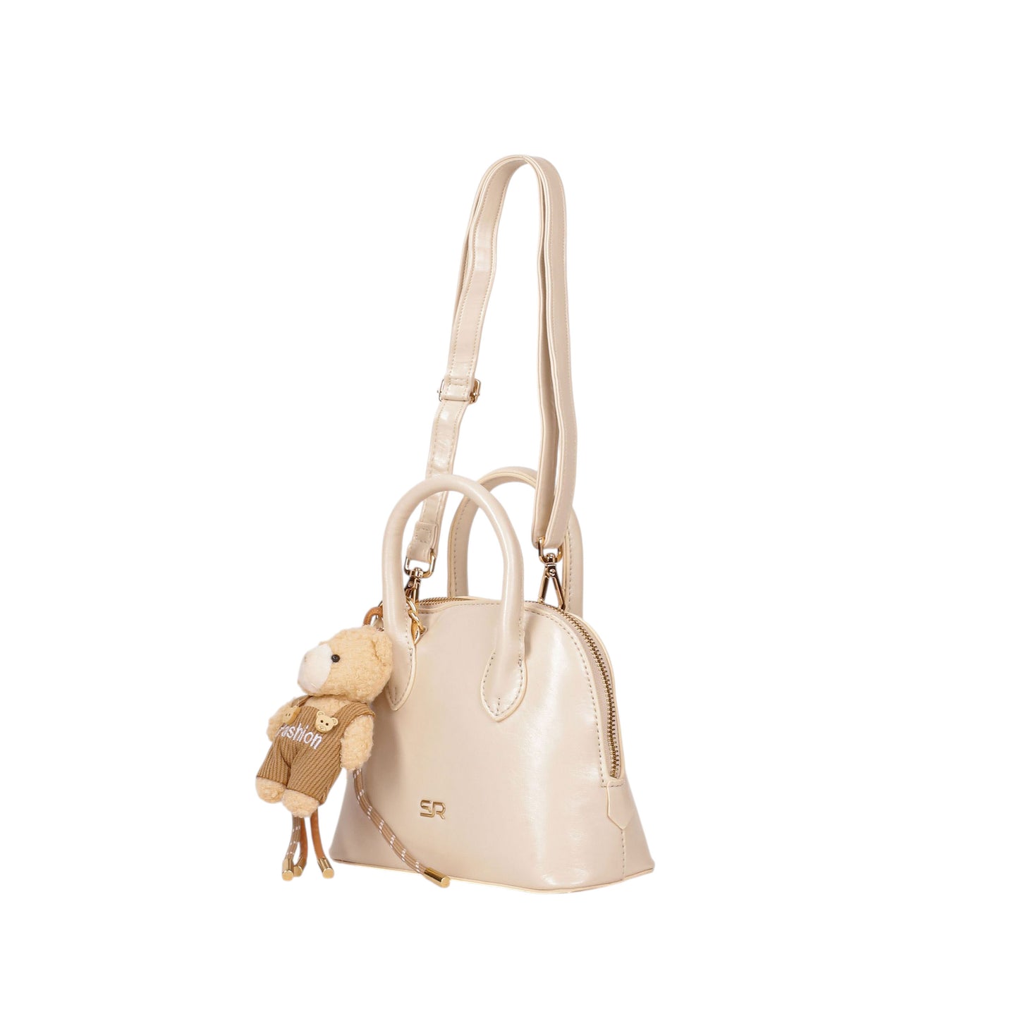 Soft Leather Handbag with Medal