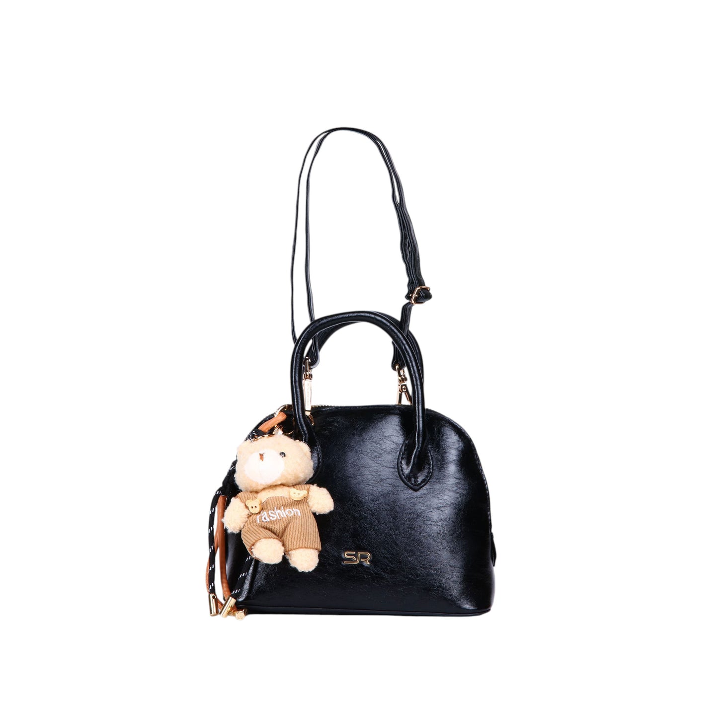 Soft Leather Handbag with Medal