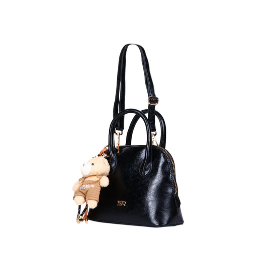 Soft Leather Handbag with Medal