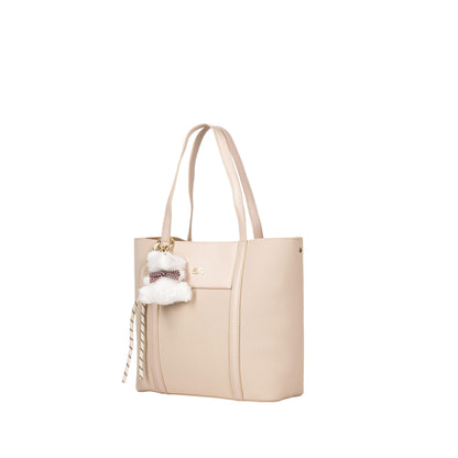 Stylish Shoulder Bag with Bear Medal