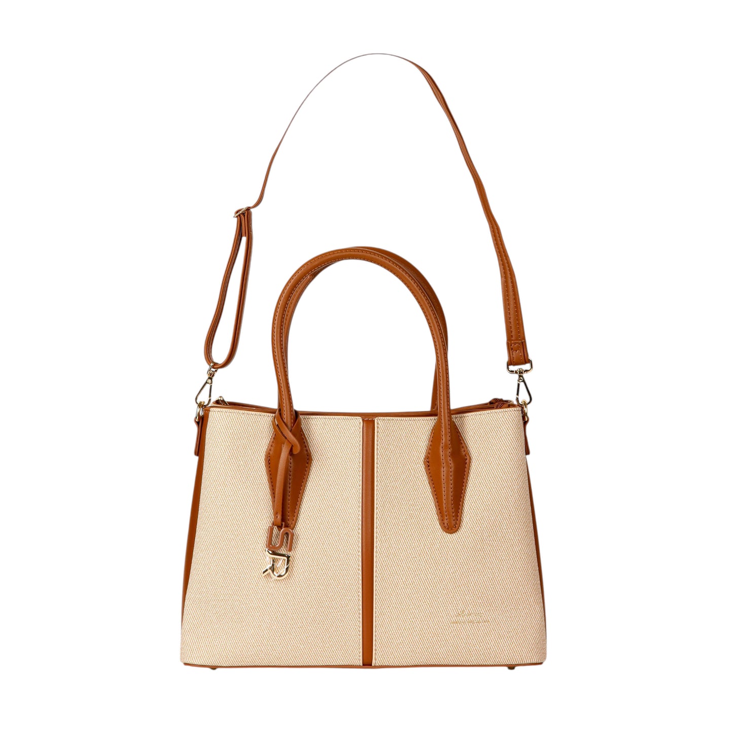 Textured Leather Handbag