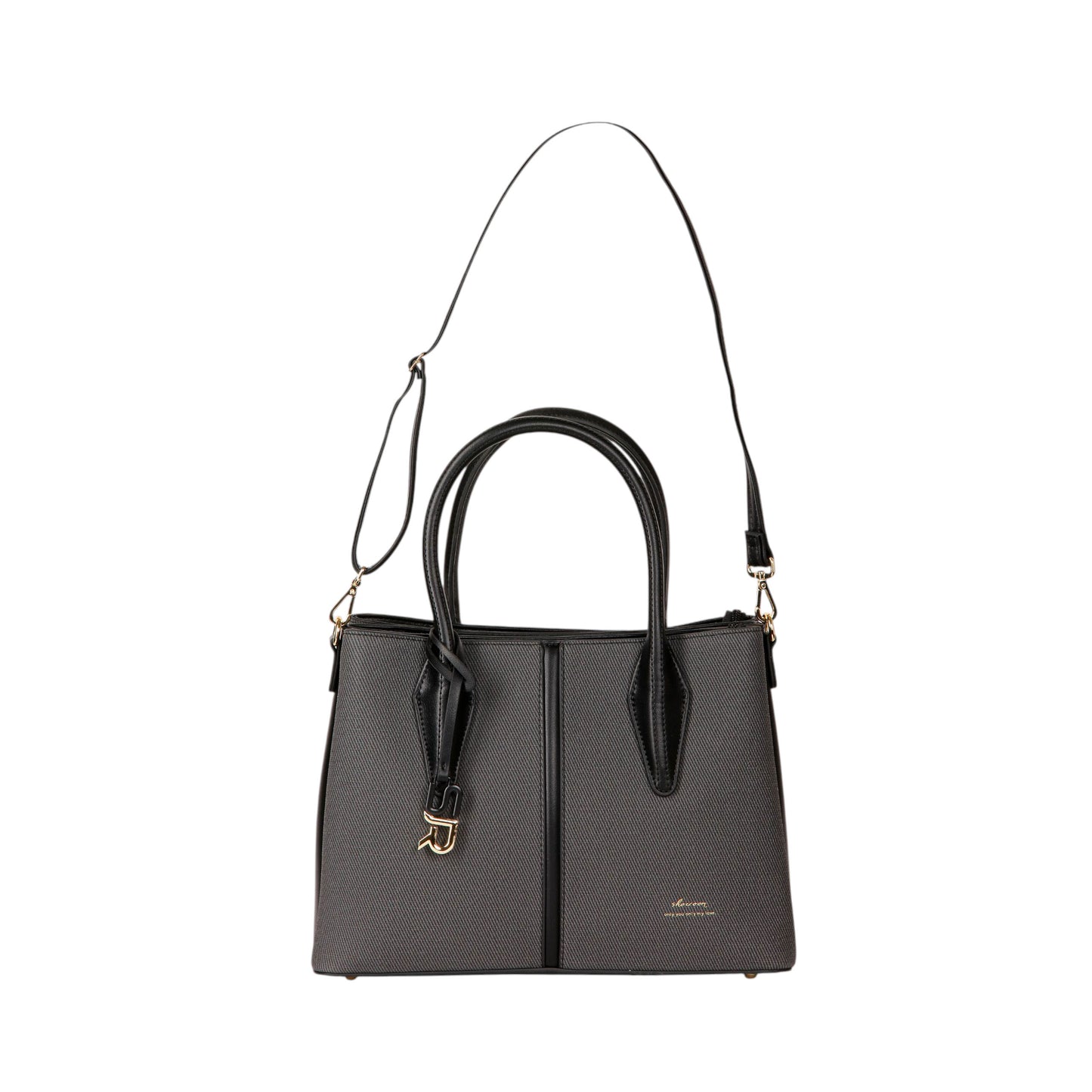 Textured Leather Handbag