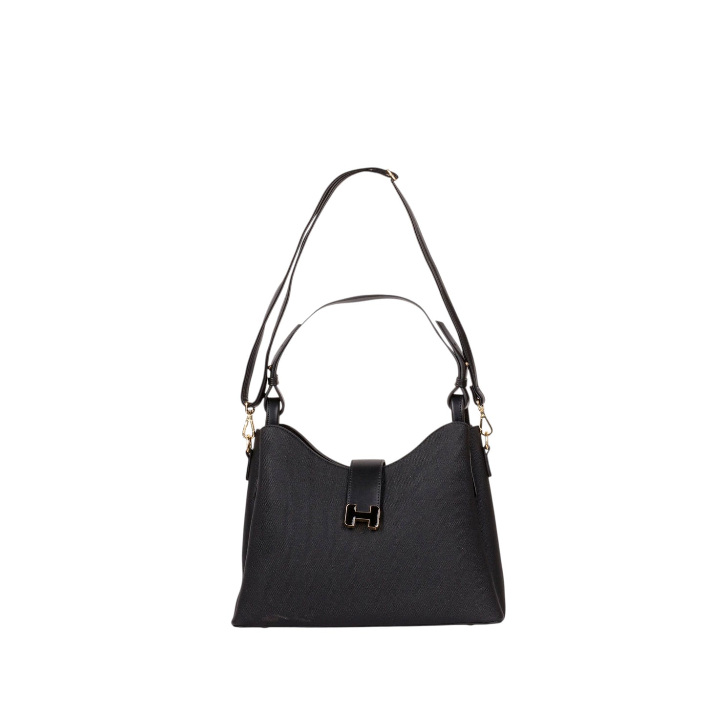 Ribbed Fabric Shoulder Bag