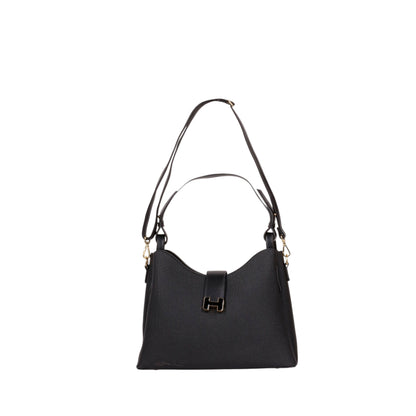 Ribbed Fabric Shoulder Bag