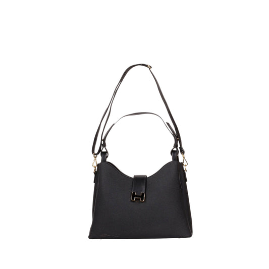 Ribbed Fabric Shoulder Bag