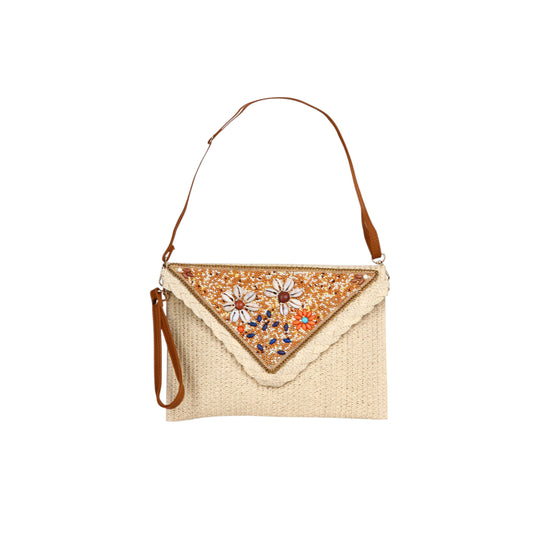 Canvas Clutch with Strap