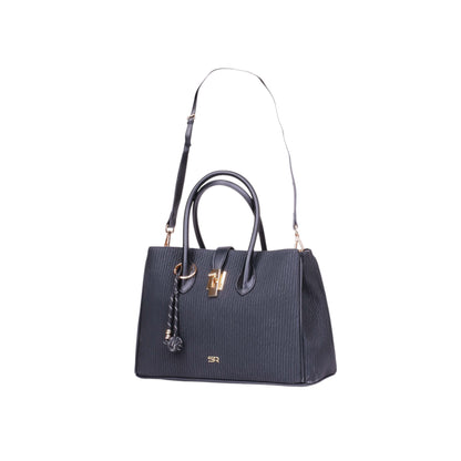 Twist Lock Handbag with Strap