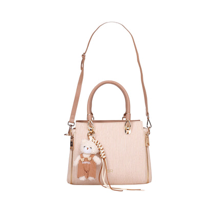Side Decorative Zipper Handbag