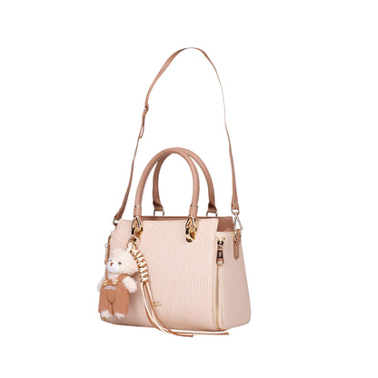 Side Decorative Zipper Handbag