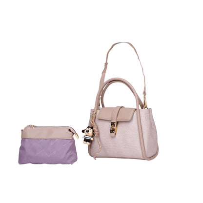 Flap Handbag with Pouch