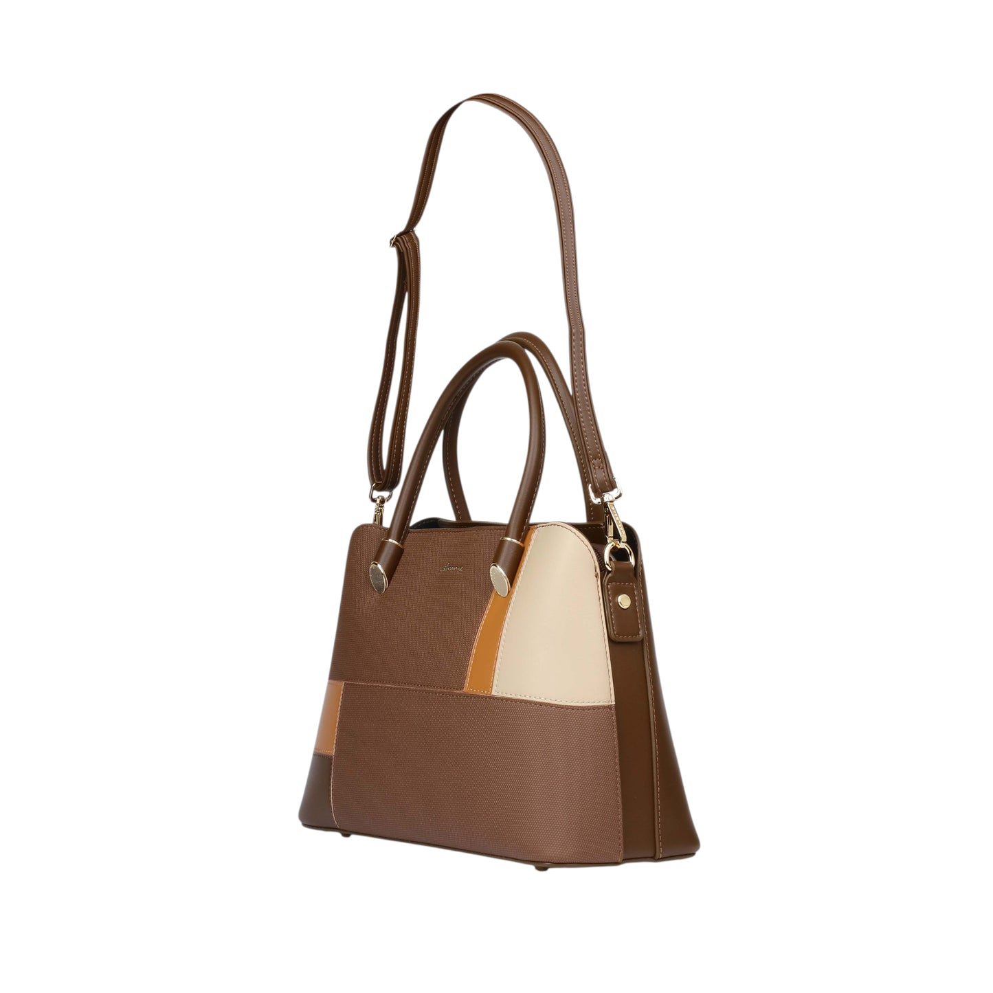 Monochromatic Handbag with Strap