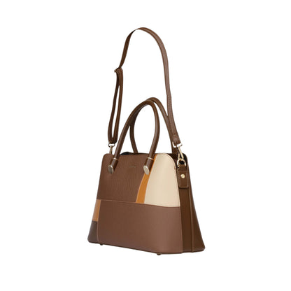 Monochromatic Handbag with Strap