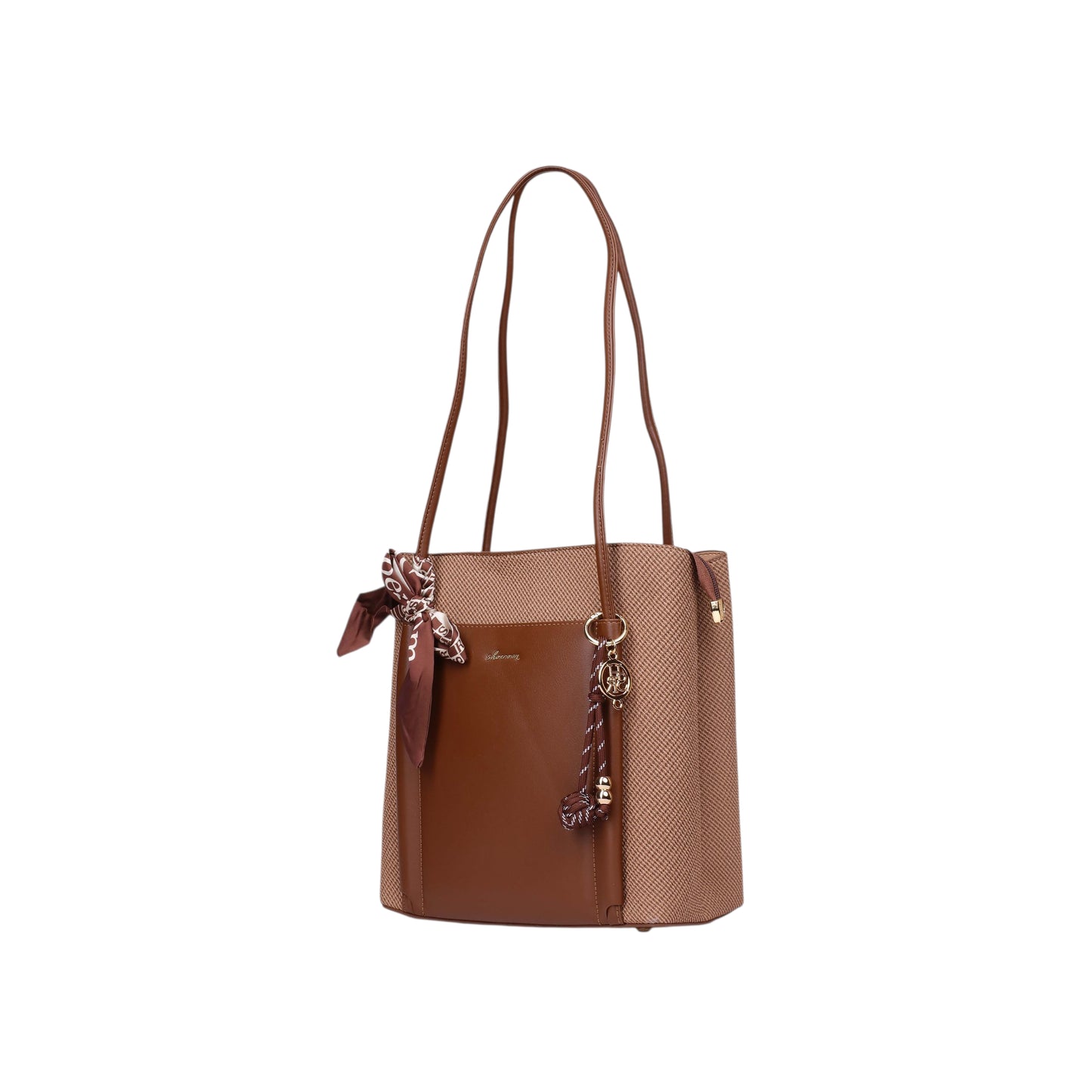 Soulder Bag With Scarf